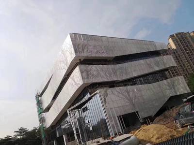 鏤空屏風(fēng) 鋁單板雕刻窗花 方管鋁型材窗花